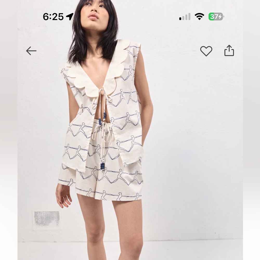 Vrg Grl Selma Top and Short Set